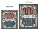 Snake Woven Blanket